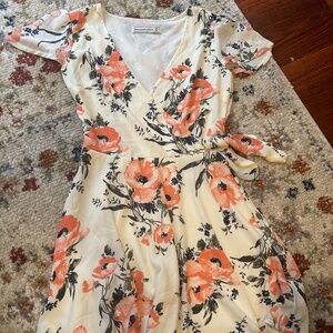 Floral Mini Dress, size xs